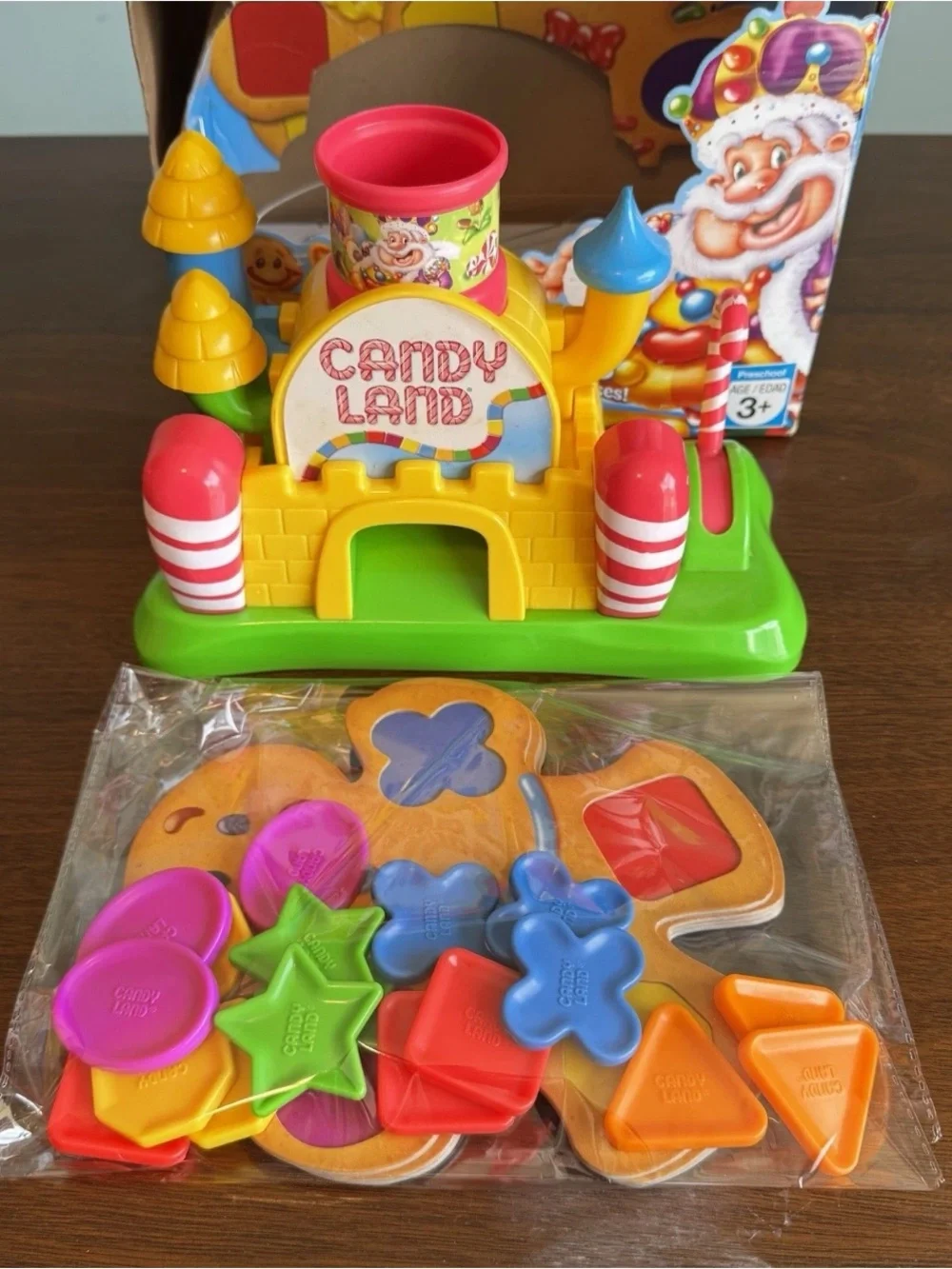 Rare Candy Land Castle Game Shape-Sorting Learning Fun Preschool Toddler